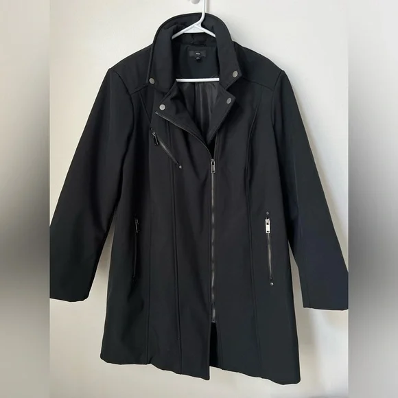 Ellos Black Soft Shell Coat - Picture 1 of 4